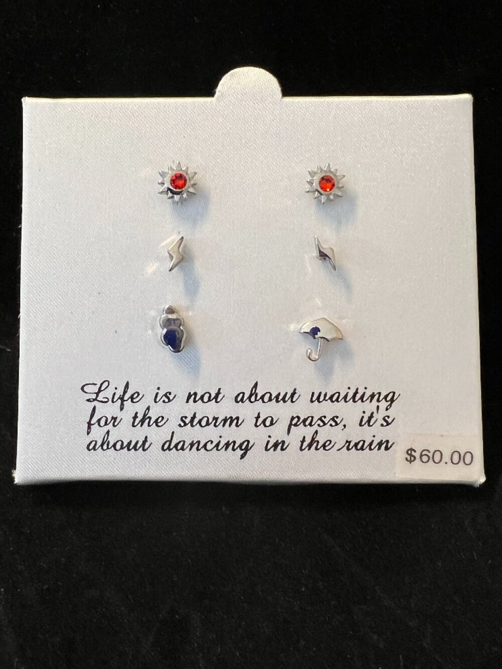 Kohl's Weather Theme Earring Set NWT OS